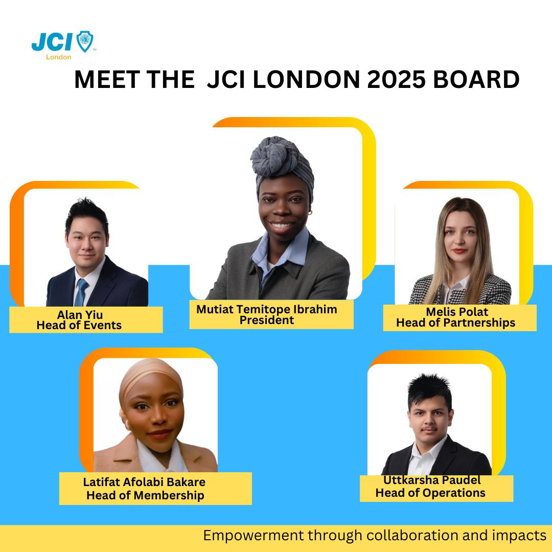 Meet the newly elected 2025 JCI London Board members