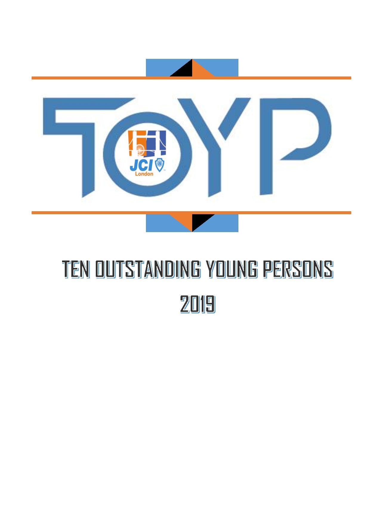 JCI London honours exceptional and talented young people – TOYP 2019 OPEN!