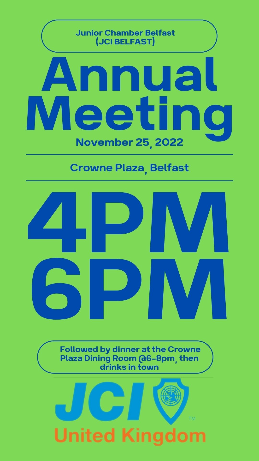 JCI Belfast Annual Meeting 2022